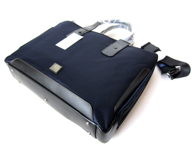  new goods LANVIN en Bleu Lanvin on blue 2way business bag navy blue A4 free shipping Carry on 