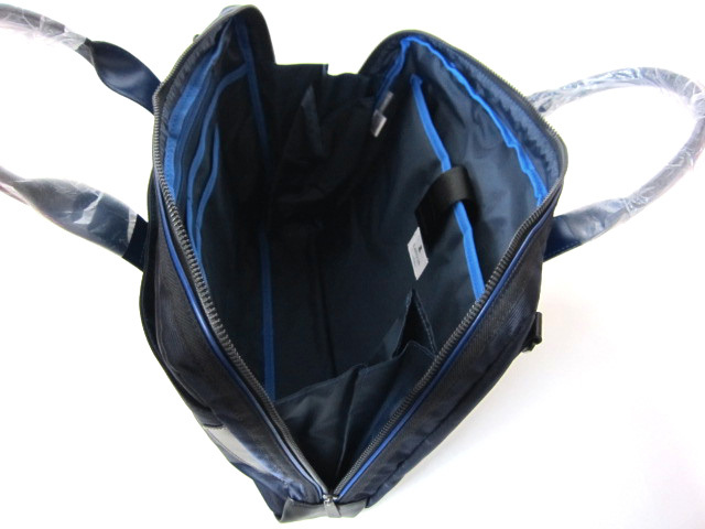  new goods LANVIN en Bleu Lanvin on blue 2way business bag navy blue A4 free shipping Carry on 