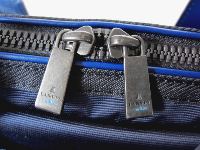  new goods LANVIN en Bleu Lanvin on blue 2way business bag navy blue A4 free shipping Carry on 