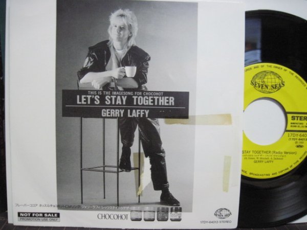 7” 日本(プロモ盤) GERRY LAFFY // Let’s Stay Together / Believe It -Seven Seas-17DY-64013 (records)_画像1