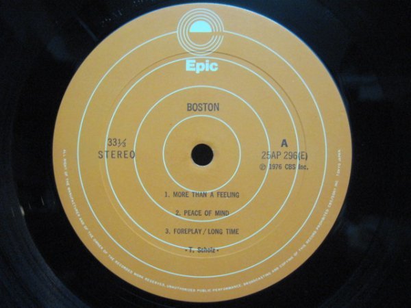 LP” 日本盤 BOSTON // 幻想飛行 / ボストン - (records)_画像4