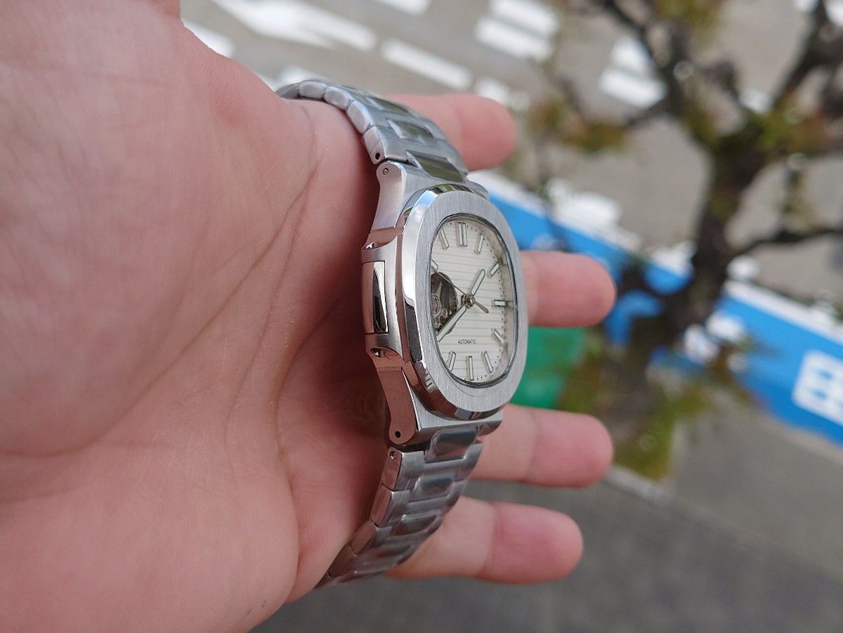 セイコーmod 腕時計 自動巻き カスタム時計 ノーチラス型