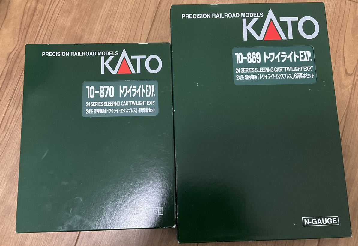 KATO 10-869+10-870 24系寝台特急トワイライトエクスプレスとEF81セット