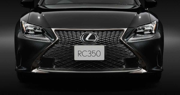 ★新品 LEXUS レクサス 純正 RC Fスポーツ Prime Black スピンドルグリルフレーム クロムメッキ フォグランプカバー左右 3点セットの画像2