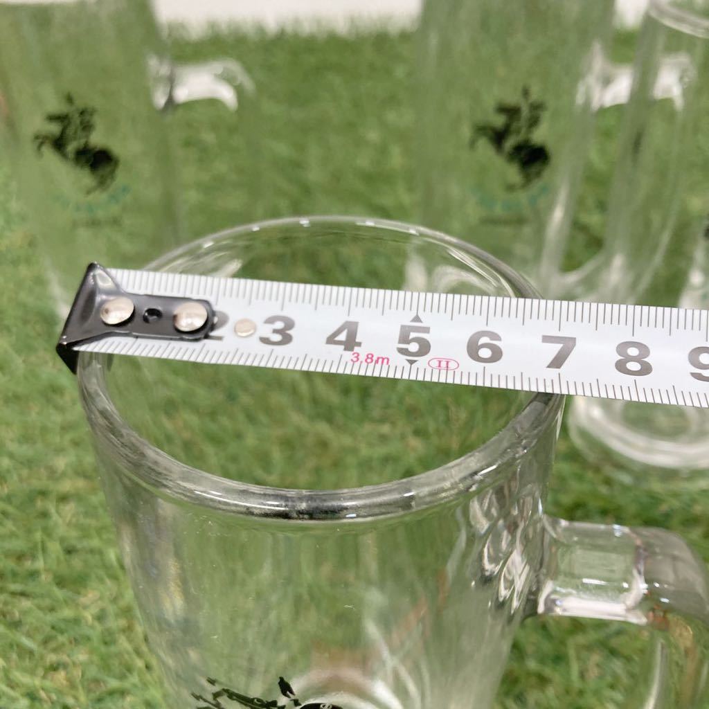 iiciiko いいちこ スパークリング ジョッキ グラス 5個セット ガラスコップ アルコールグッズ ノベルティ 領収書 領収書 1714_画像3