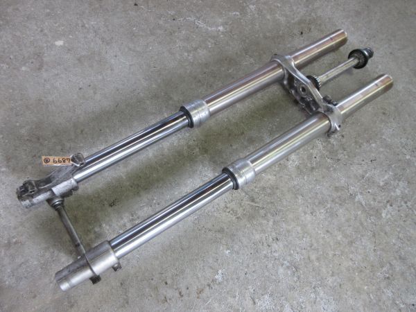 2021特集 カワサキ.Dトラッカー.純正フロントフォーク一式.美品LX250E