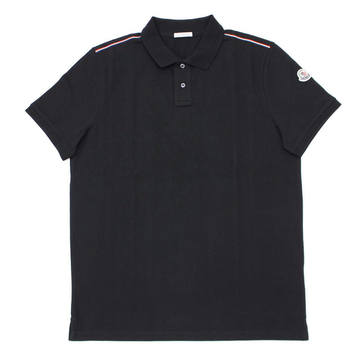 送料無料 76 MONCLER モンクレール 8A73600 84556 ブラック 半袖