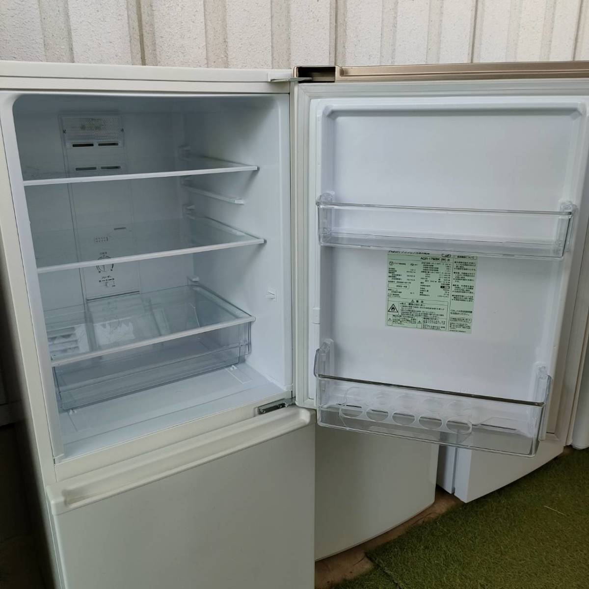 激安の AQUA 冷蔵庫 AQR-17M(W) AQR-17M(W) 一人暮らし 冷凍冷蔵庫