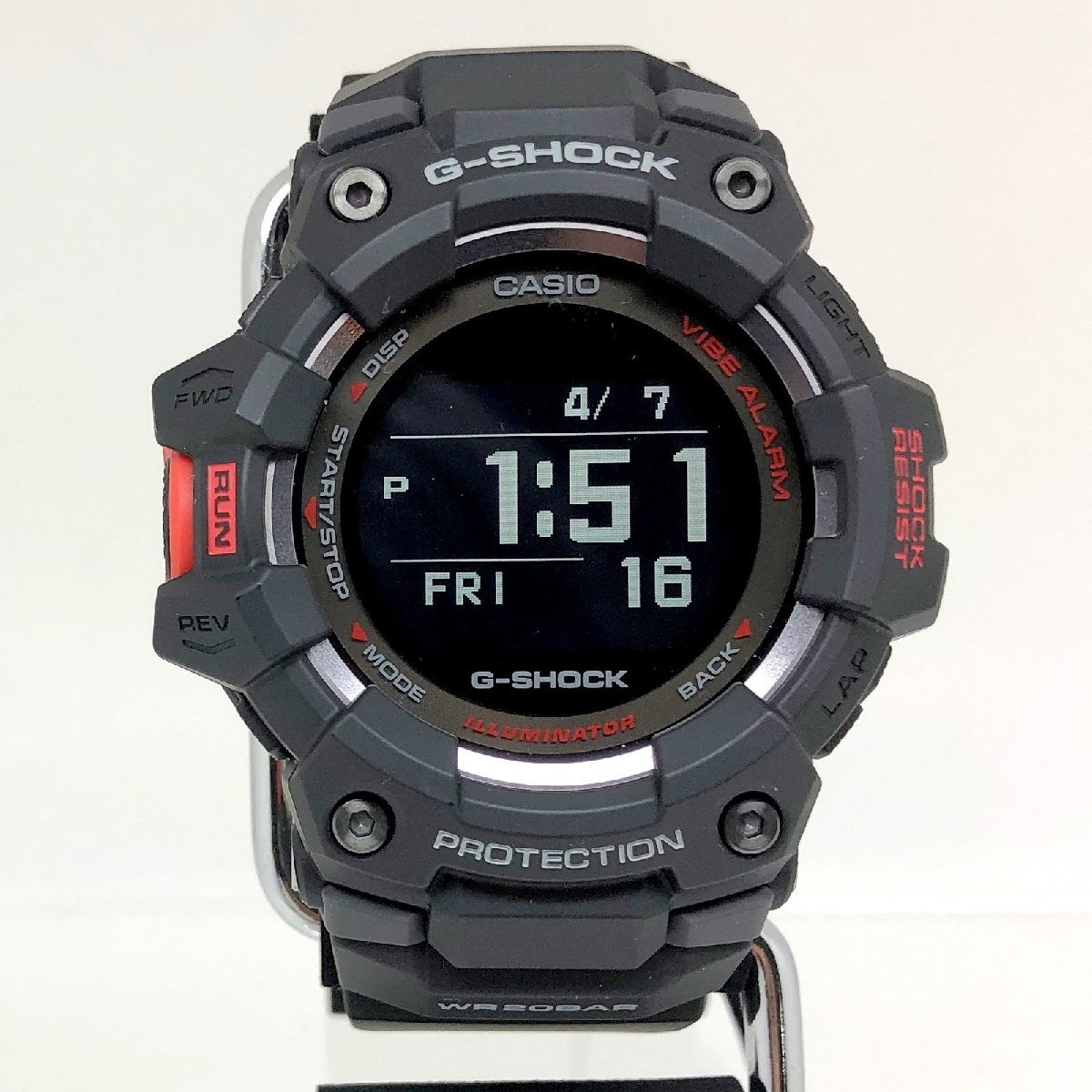 極美品 G-SHOCK ジーショック CASIO カシオ 腕時計 GBD-100-1 G-SQUAD スポーツライン デジタル クォーツ 【IT0G5MHJ29C0】