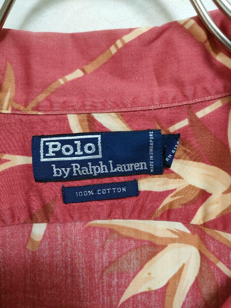 ポロラルフローレン　アロハシャツ　ヘンプ　リーフ　POLO RALPH LAUREN SPORT RRL RLX_画像4