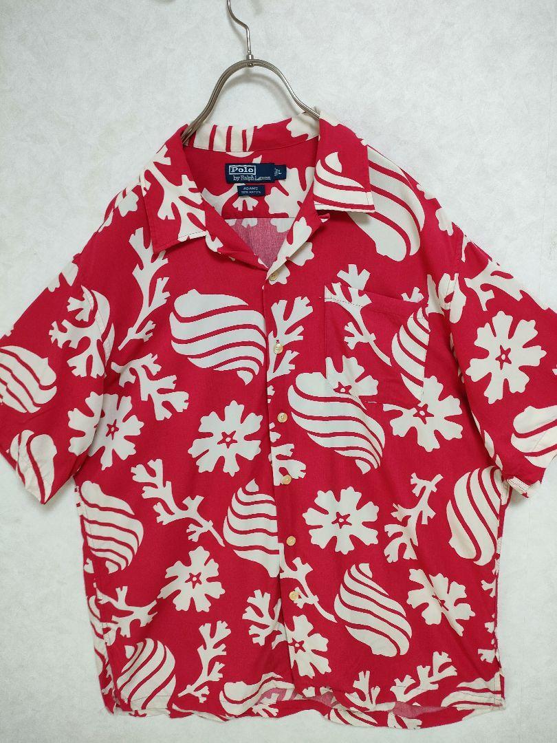 ポロラルフローレン アロハシャツ サンゴ礁 POLO SPORT adams POLO RALPH LAUREN SPORT RRL RLX