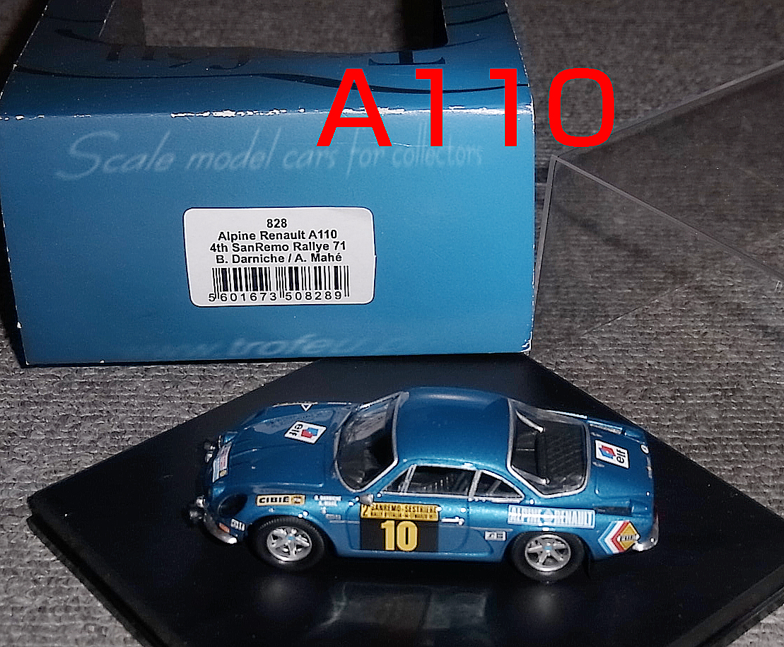 828 1/43 アルピーヌ ルノー A110 28号 サンレモ 197 ALPINE RENAULT_画像1