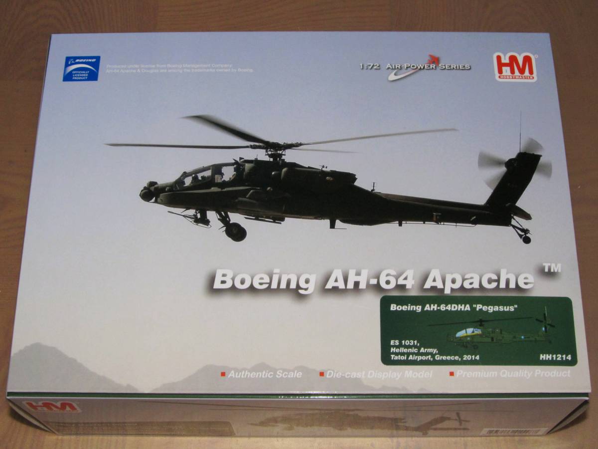 ■即決 ホビーマスター 1/72【AH-64DHA アパッチ・ロングボウ ギリシャ陸軍 ペガサス・ディスプレイチーム 2014年　限定品_画像5