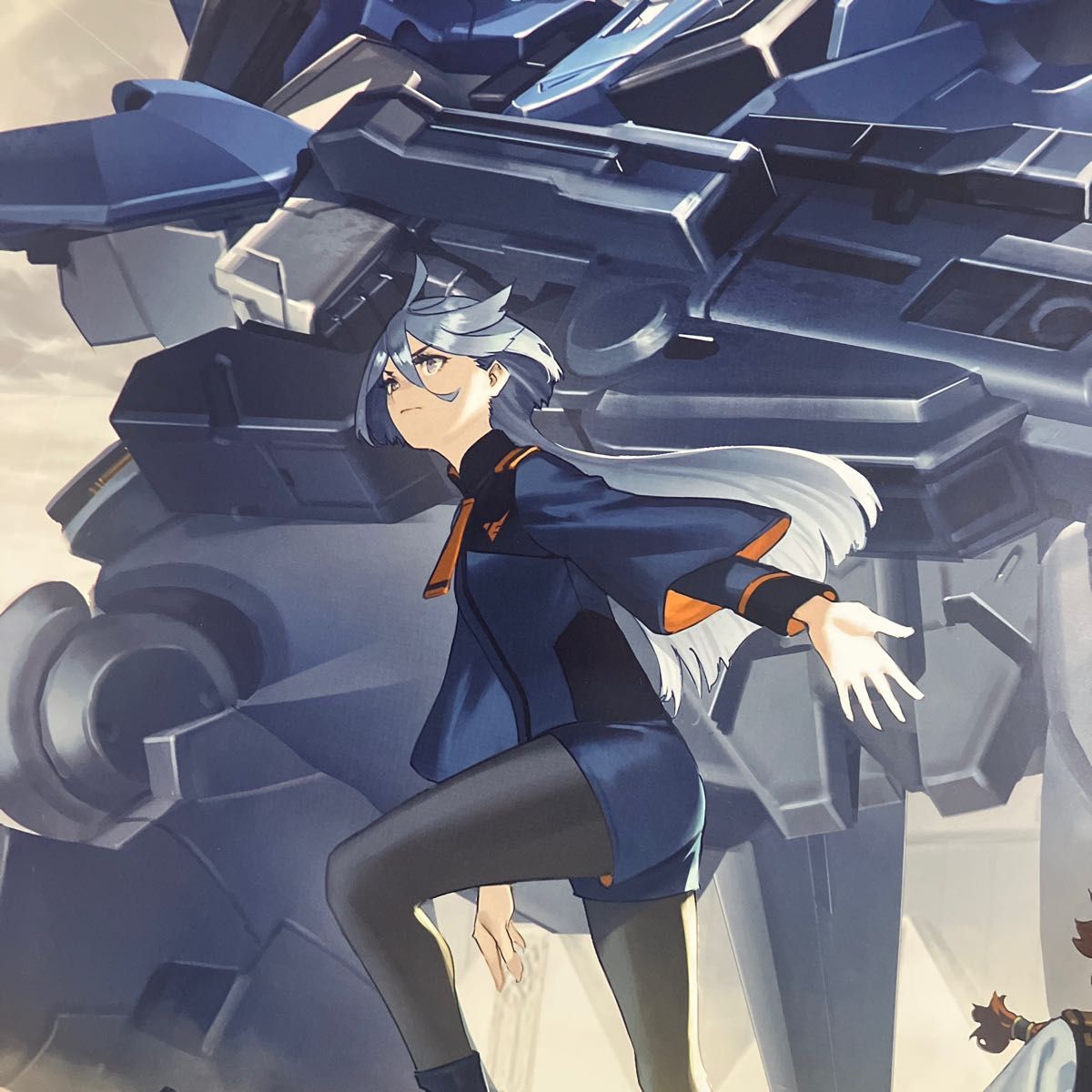 新品未使用!機動戦士ガンダム水星の魔女ポスター付きレコード♡ミオリネ 機動戦士ガンダム 水星の魔女』放送告知ポスター 非売品