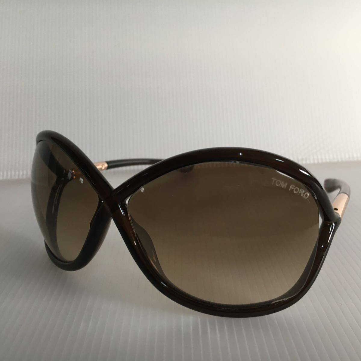 トムフォード TOM FORD ビッグサングラス ブラウン 箱付き