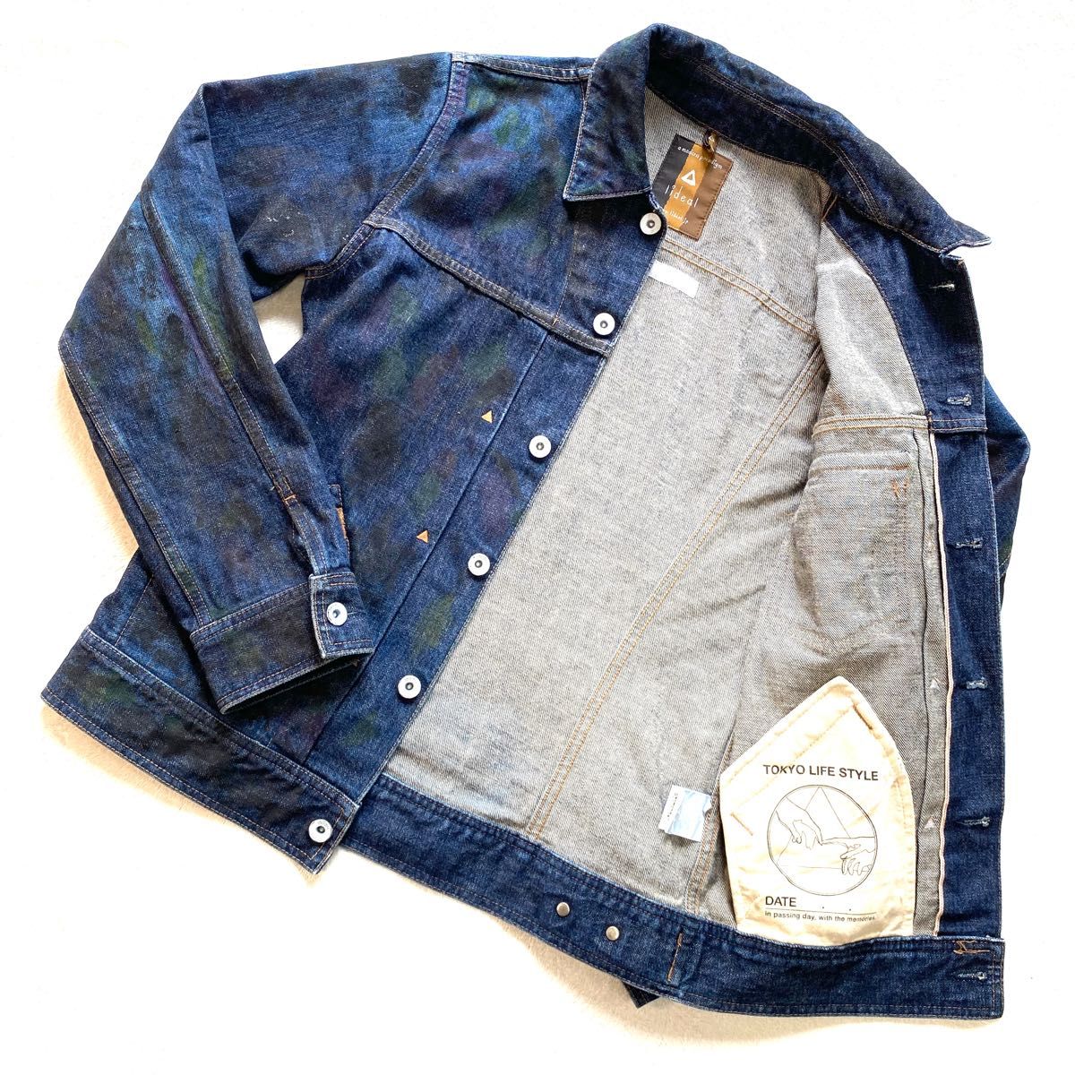 TOMORROW LAND×Lideal】美品 トゥモローランド ハンドペイント TOMORROW LAND×Lideal】美品 トゥモローランド ハンドペイント
