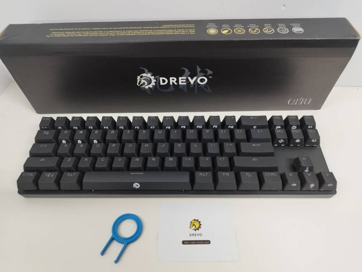 DREVO Calibur 71Key ゲーミングキーボード 青軸 US配列_画像1