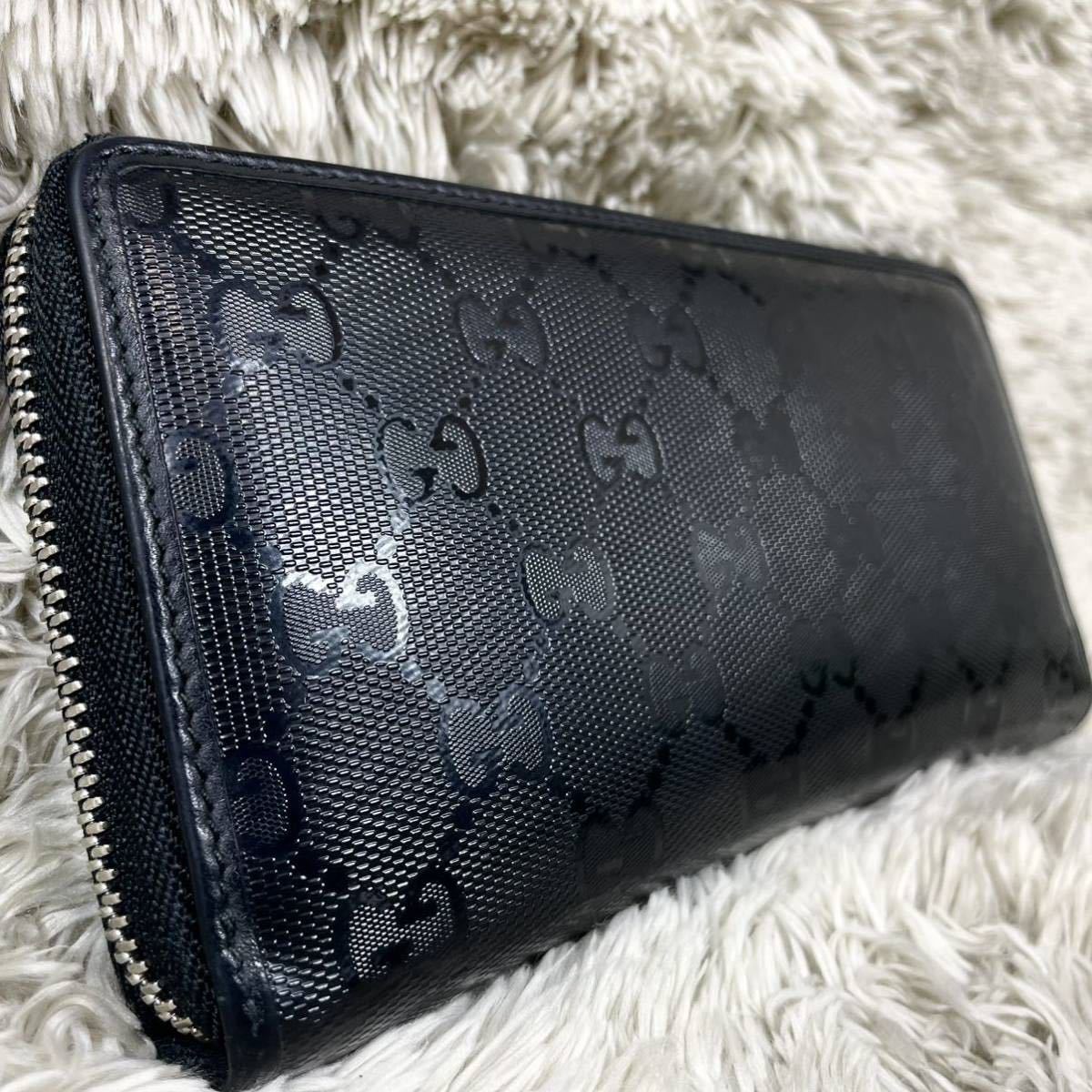 極美品 付属品完備】GUCCI グッチ インプリメ 長財布 ラウンド
