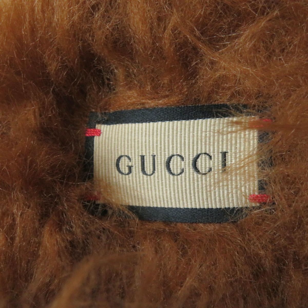 未使用品☆正規品 GUCCI グッチ 644181 インターロッキングG ラビットファー付 イヤーマフ/イヤーウォーマー/耳当て マルチカラー Ｍ  伊製