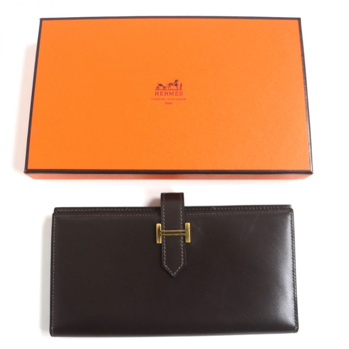 良品▽HERMES エルメス ベアンスフレ ヴォ―スイフト レザーウォレット