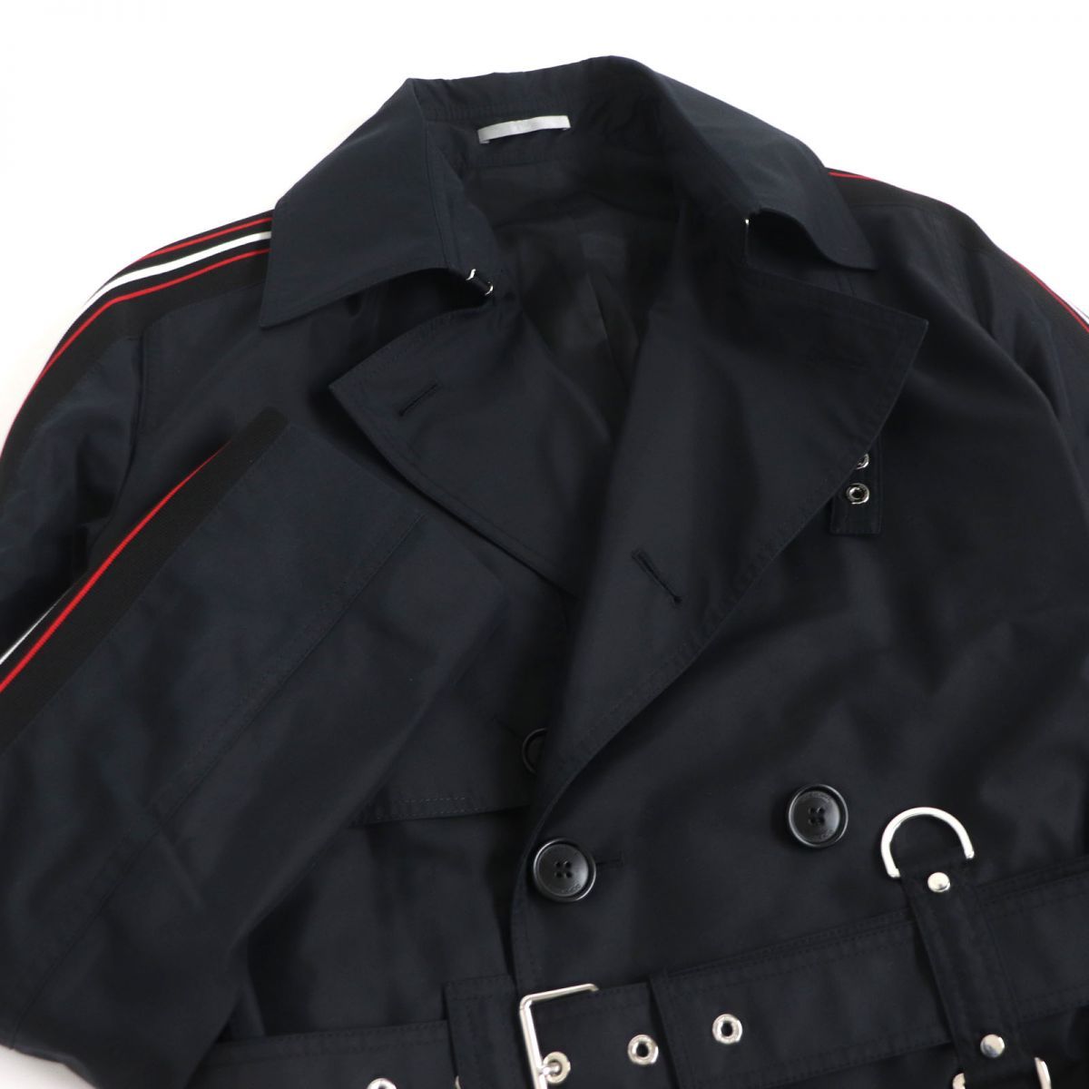 極美品□Dior HOMME ディオールオム 763C348A3997 サイドライン ロゴ