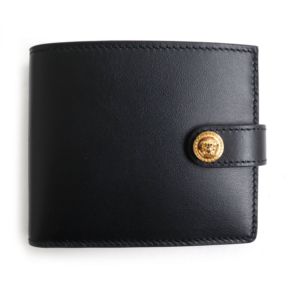 未使用品□VERSACE/ヴェルサーチ メデューサ ゴールド金具 二つ折り
