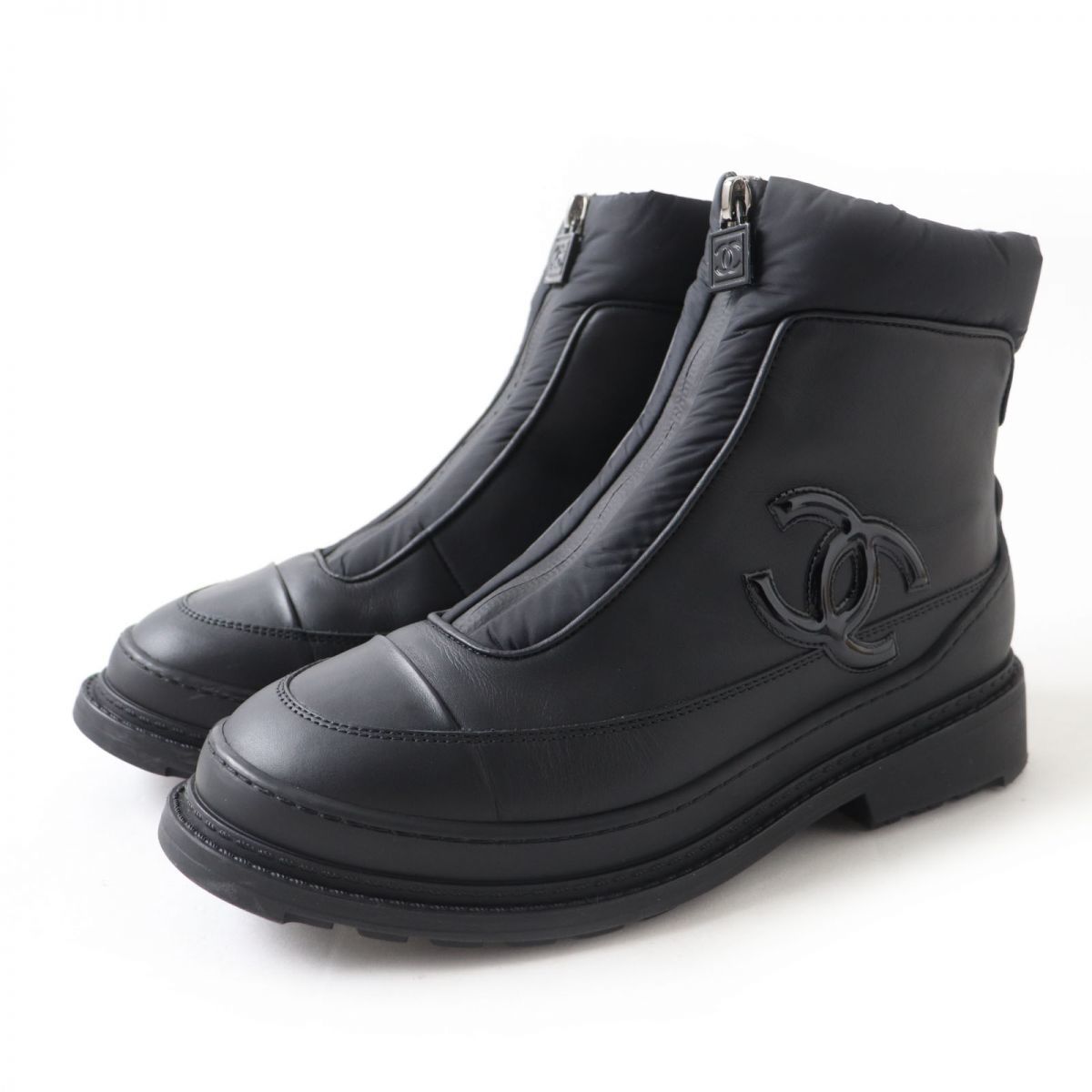 美品◎伊製 CHANEL シャネル 19K G35372 レディース ココマーク