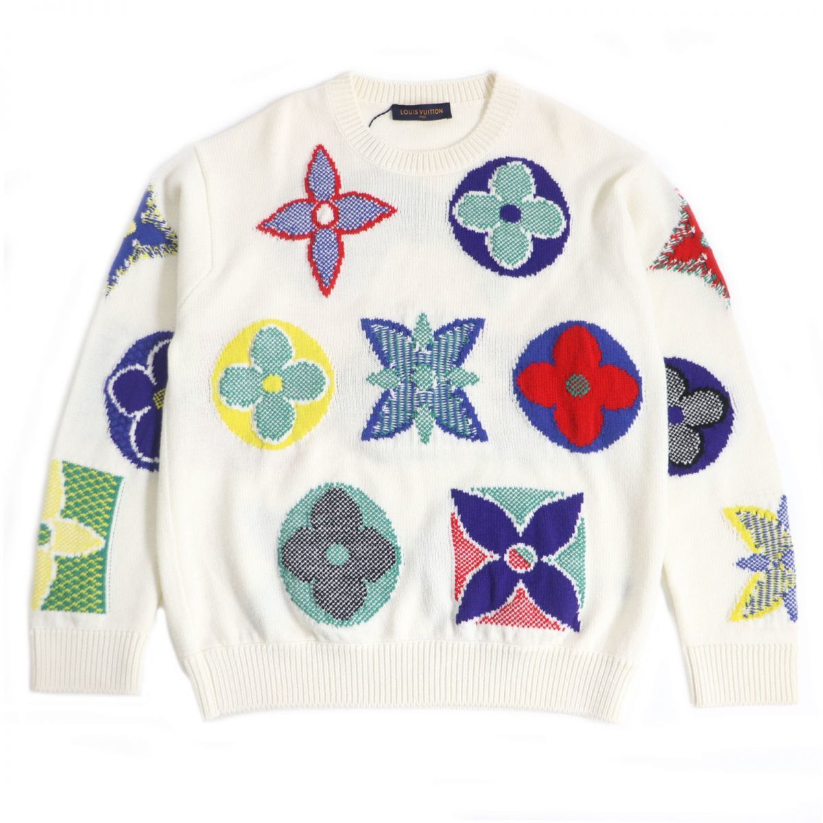 未使用品□20AW LOUIS VUITTON/ルイヴィトン モノグラム 総柄 ウール