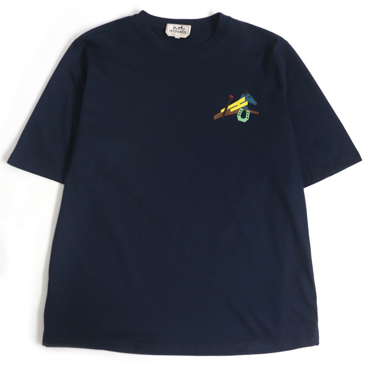 未使用品□22SS HERMES/エルメス Hロゴ ホース ラムレザーパッチ