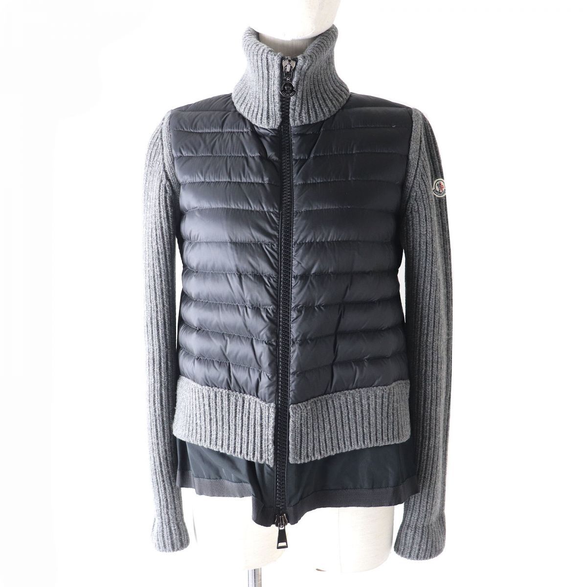 美品△正規品 MONCLER モンクレール MAGLIONE TRICOT CARDIGAN ロゴ