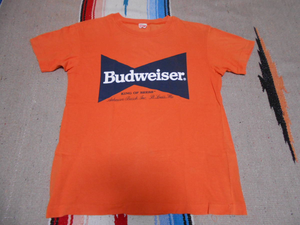 １９８０年代製 BUDWEISER BEER バドワイザー Tシャツ ビンテージ アメカジ インダストリアル 企業物 VINTAGE HOTROD BIKER SKATEBOARD BMX