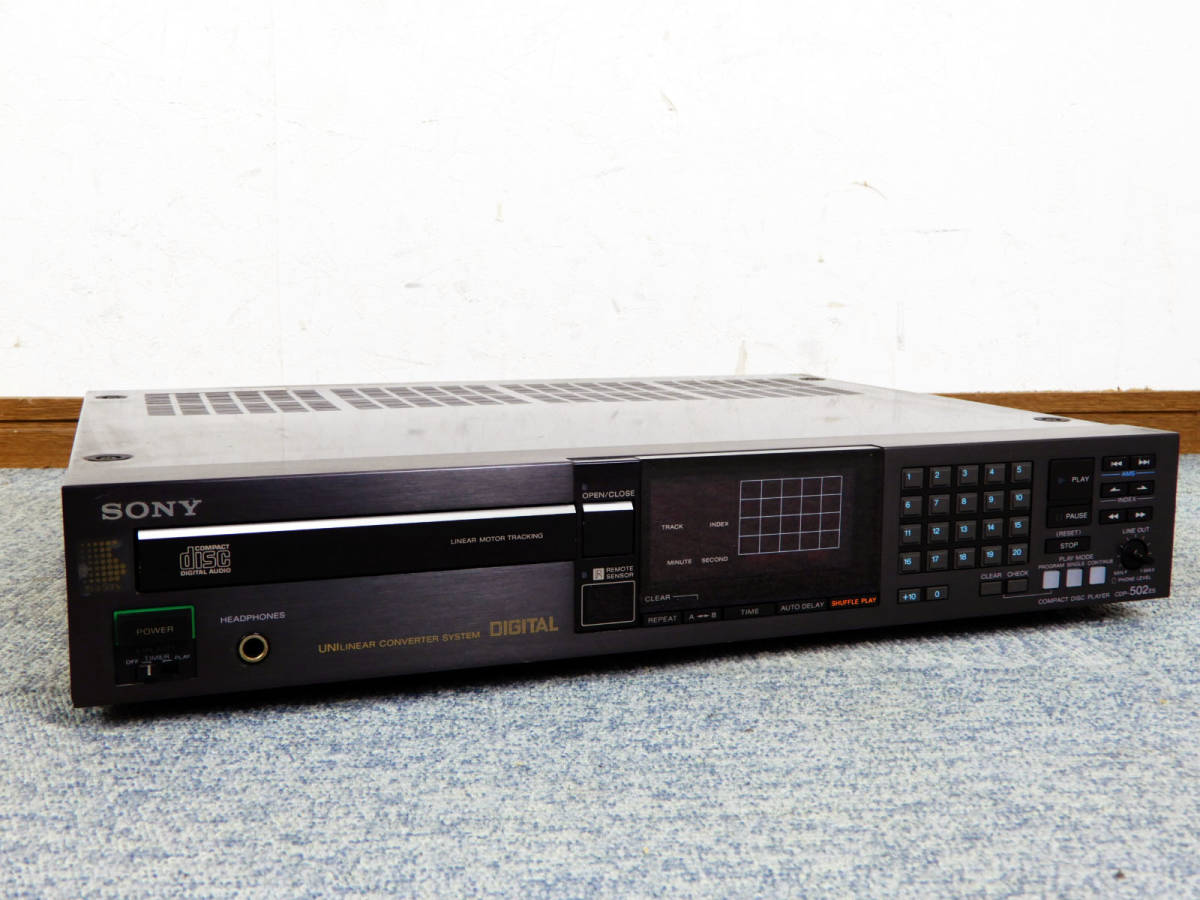 ヤフオク! - SONY ◇ ソニー CDプレーヤー CDP-502ES...