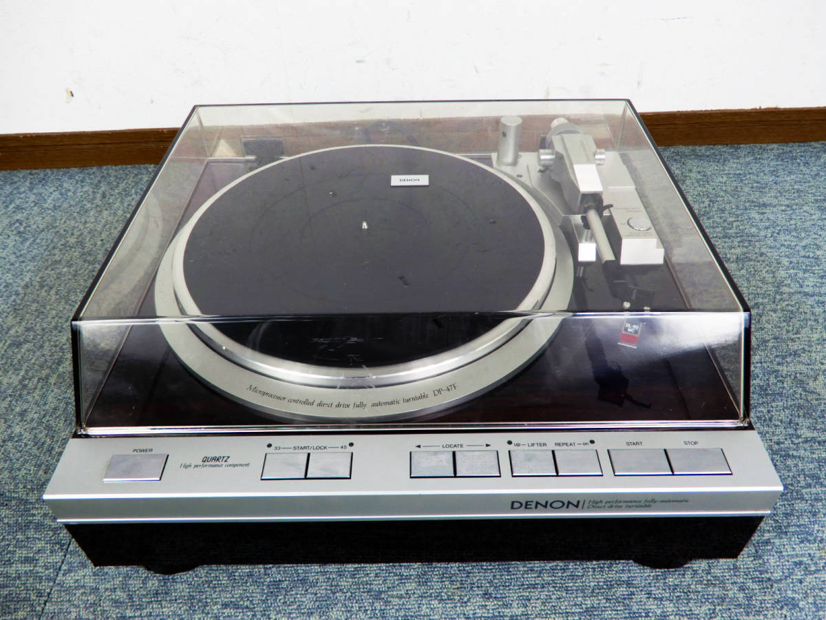 DP-47F DENON デノン レコードプレーヤー フルオート 動作品-