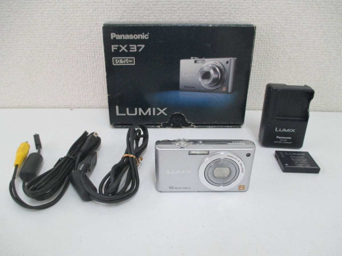 ヤフオク! - 中古 カメラ Panasonic LUMIX DMC-FX37 シルバー