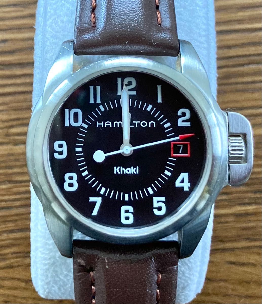 HAMILTON ハミルトン Khaki カーキ 6309 デイトクォーツ 極美品