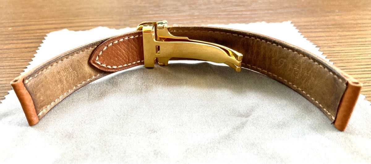 CARTIER カルティエ腕時計用 純正Dバックルu0026ベルト ユニセックス-