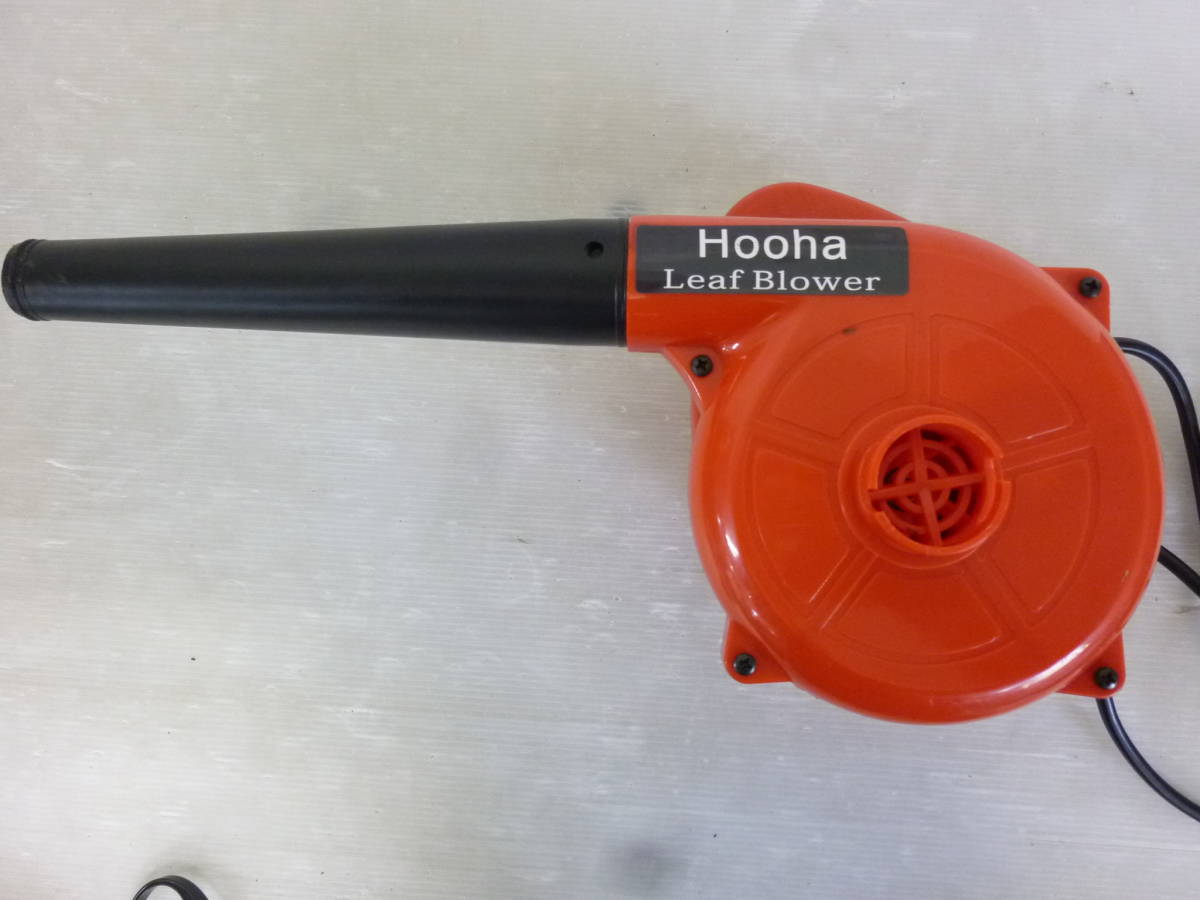 R349D Hooha ブロワ コード式 ブロワー 枯れ葉 集じん機 掃除 ハンディブロワ 軽量 電動工具 小型 空調、乾燥 