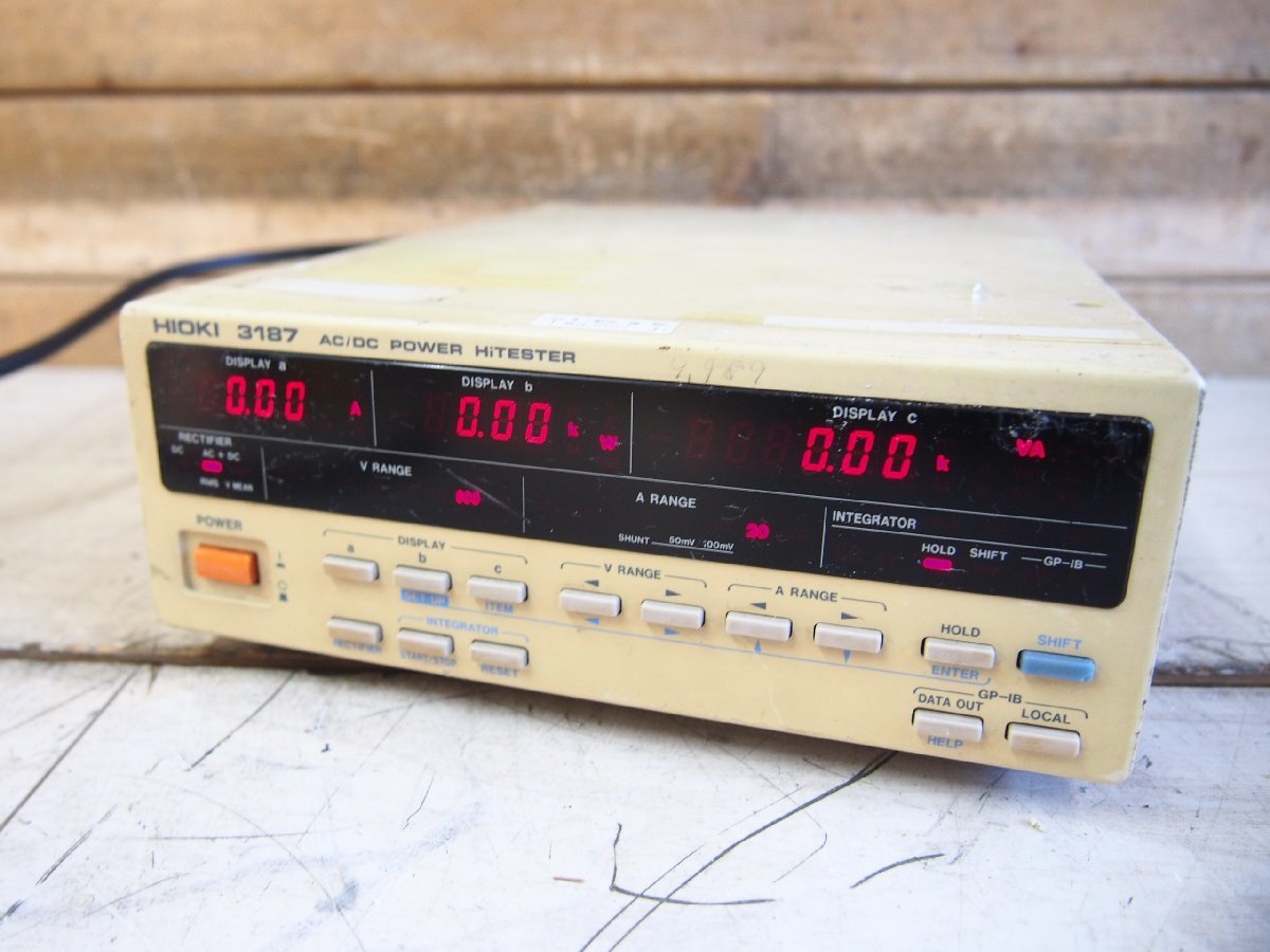 ☆ HIOKI 日置 AC DC POWER HITESTER パワーハイテスター 3187 2001