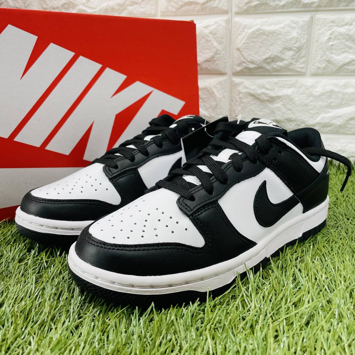 即決 ナイキ ウィメンズ ダンク ロー Nike WMNS Dunk Low スニーカー 白黒 パンダダンク 24.0cm 送料込み DD1503-101_画像6