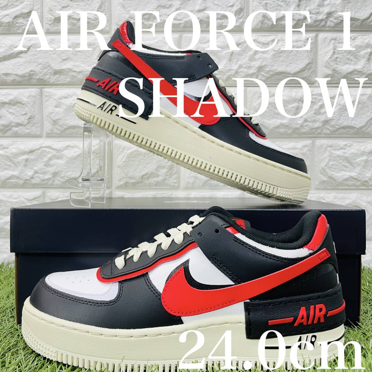 即決 ナイキ ウィメンズ エアフォース1 シャドウ NIKE W AIR FORCE 1 SHADOW AF1 厚底 24.0cm 送料込み DR7883-102