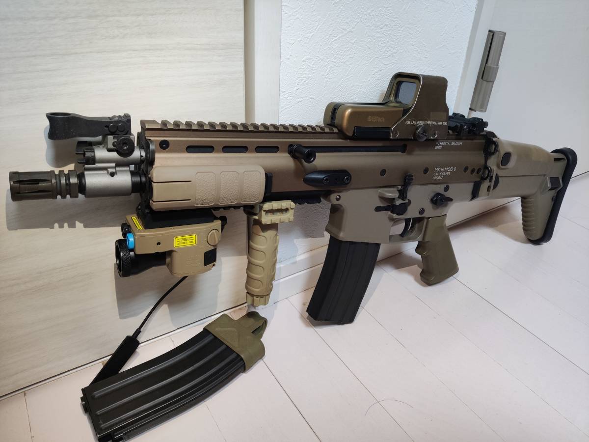 東京マルイ 次世代電動ガン SCAR-H カスタムパーツ多数-