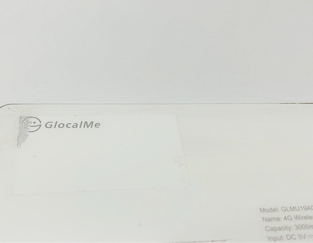 【10台セット★送料無料】SIMフリー GlocalMe U3 WiFiルーター ポケットWiFi 軽量薄型(ホワイト) クラウド機能なし 充電ケーブル付き★良品_画像5