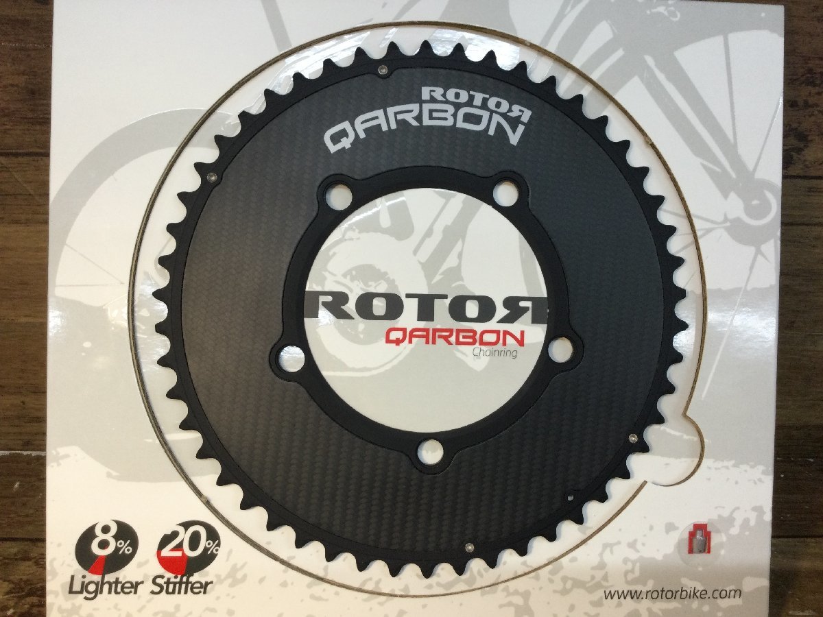 FY551 ローター ROTOR QARBON NO-Q AERO アウター チェーンリング PCD110 50T 5アーム_画像5