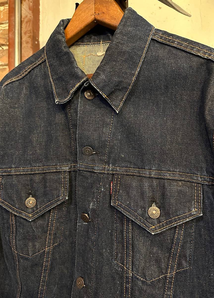 size 42 60s vintage usa製 Levi's 70505 BIGE デニム ジャケット