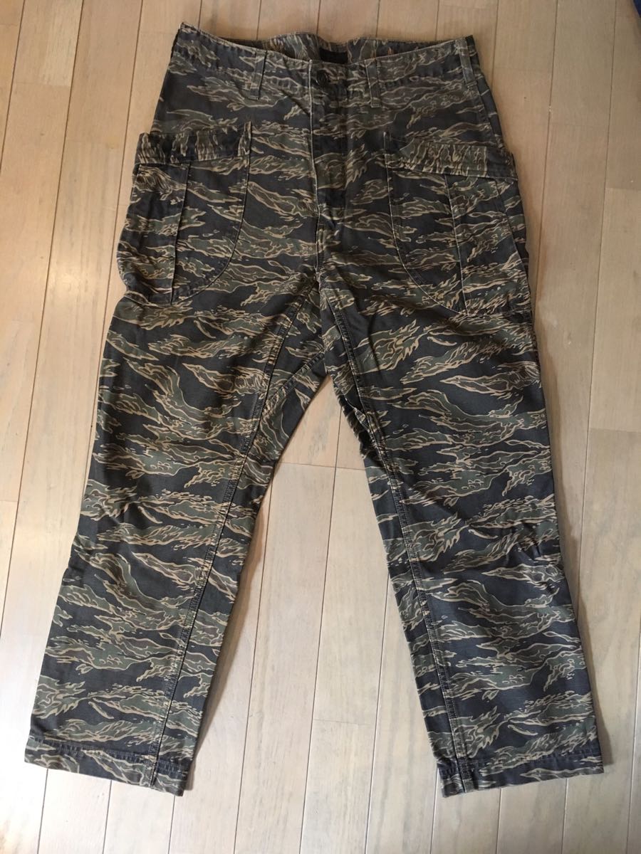 A VONTADE Fatigue Trousers Cropped ファティーグ クロップド パンツ タイガー カモ avontade アボンタージュ