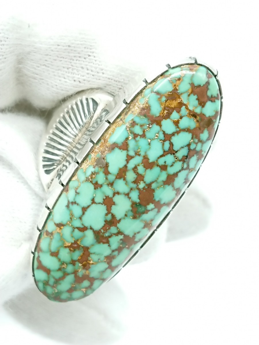  Vintage Navajo wil vandever Will * van te bar turquoise silver ring Indian jewelry 