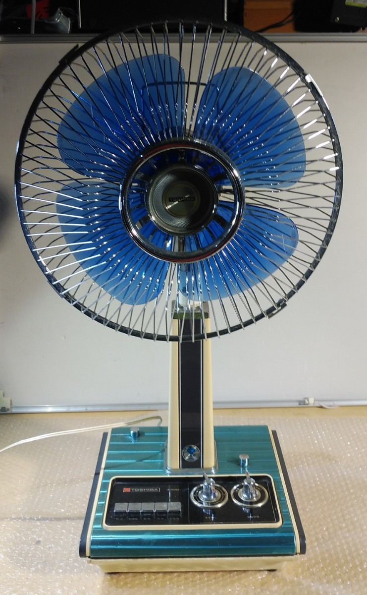TOSHIBA 東芝 レトロ扇風機 H-30TP 1973年製造 Yahoo!オークション - 【稼動品】 昭和レトロ 1973年製 東芝