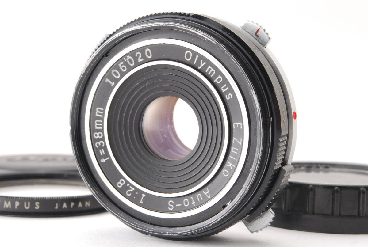 1円~】希少 動作OK/確認済 OLYMPUS-PEN F用 E.Zuiko Auto-S 38mm F2