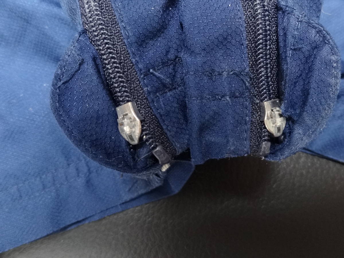  Adidas adidas lining mesh pi stereo jacket pants wear setup top and bottom Junior 160cm postage 510~ navy navy blue 