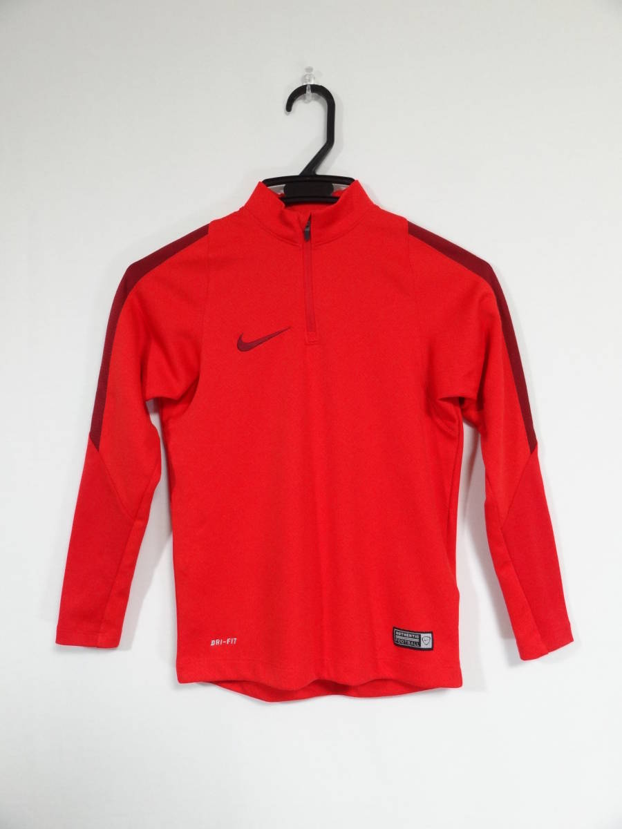  Nike NIKE DRI-FITig Night mid re year верх жакет Junior XS 130cm прекрасный товар стоимость доставки 164~ одежда красный красный 